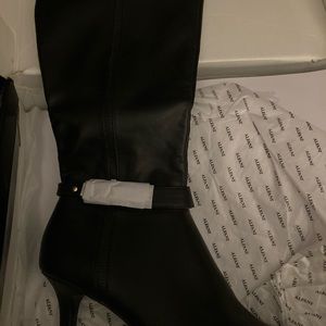 Alfani Tall Black Boots New kitten heel